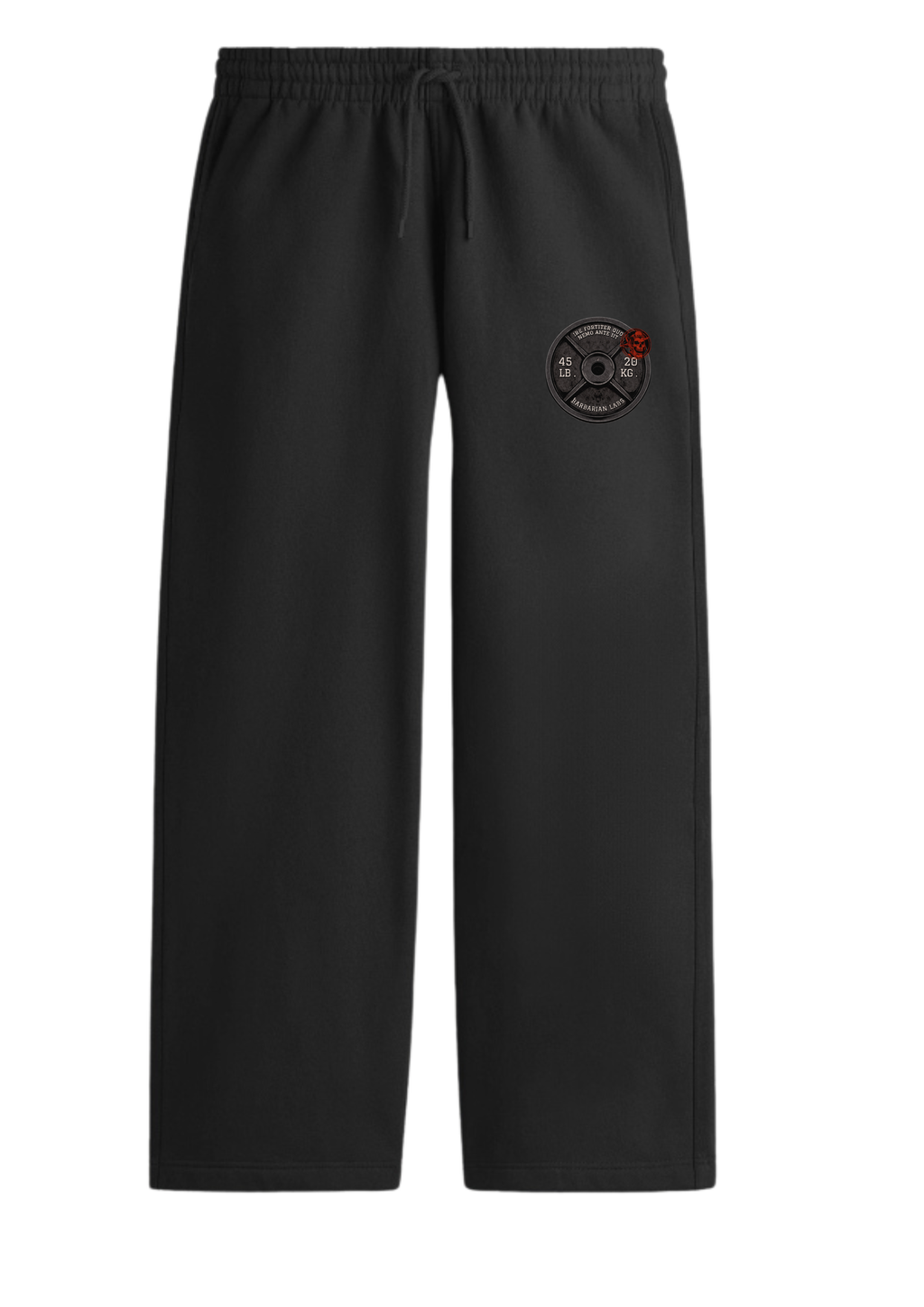 Iron Plate Wide-Leg Sweatpant